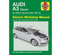 John Mead Audi A3 Diesel (Apr 08 - Sept 12) Haynes Repair Manual (Tascabile)