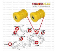 Audi A3, S3, TT Supporti Silenziatori Bracci Posteriori (Supporto Molla)