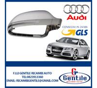 AUDI A4 2007 - 2011 CALOTTA CROMATA SPECCHIO RETROVISORE DESTRO LATO PASSEGGERO