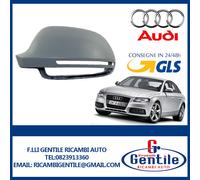 AUDI A4 2007 AL 2011 CALOTTA SPECCHIO RETROVISORE DA VERNICIARE SINISTRA GUIDA