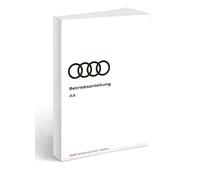 Audi A4 2015-2019 5 modelli + navigatore manuale di istruzioni tedesco