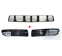 AUDI A4 B5 1994-1998 3x GRIGLIA PARAURTI ANTERIORE NERO CORNICE FENDINEBBIA SETI