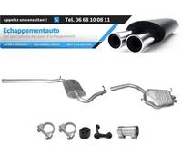 Audi A4 B6 1.9 Tdi 2000-2004 Silenziatore Centrale + Posteriore Sistema Scarico