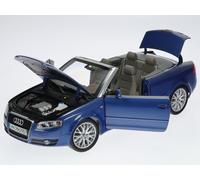 Audi A4 B7 Cabrio 2005 blu modellino Norev 1/18