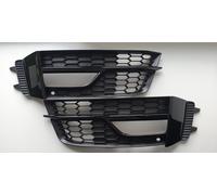 Audi A4 S4 13-16 S-Line Nuova Originale Paraurti Fendinebbia Griglia Nero...