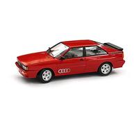 Audi A5-5893 - Modellino auto Quattro anno 1980, scala 1:18, modello in miniatura, colore: Rosso