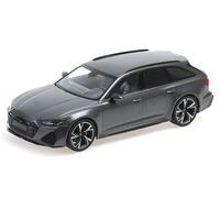 Audi A6 C8 RS6 4K 2019 matt grigio modello di auto 155018015 Minichamps 1:18