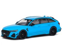 Audi A6 C8 RS6-R ABT Miami blue modello di auto S4310707 Solido 1:43