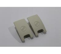 Audi A7 4G A6 C7 coppia copriscarpe slot isofix bianco alabastro nuovo