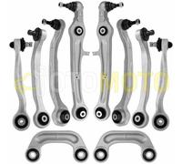 AUDI A8 4E VW PHAETON 3D KIT BRACCI DI SOSPENSIONE ANTERIORE ASTA BIELLETTA 10PZ