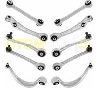 AUDI A8 4H2 4H8 4HC 4HL KIT BRACCI DI SOSPENSIONE TESTINE ASTA BIELLETTA 10 PZ