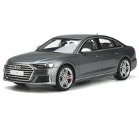 Audi A8 D5 S8 2020 daytona grey met. modello di auto GT856 GT-Spirit 1:18
