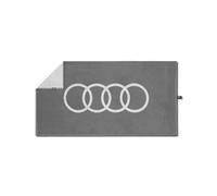 Audi - Asciugamano grigio chiaro, 50 x 100 cm