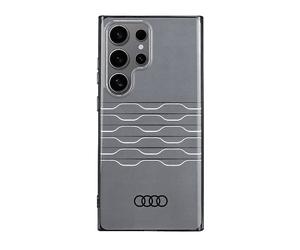 AUDI Au-Imls24U-A6/D3-Bk Custodia per Samsung Galaxy S24 Ultra, Grigio/Nero