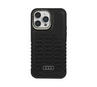 Audi AU-TPUPCMIP14PM-GT/D3-BK Custodia MagSafe in pelle sintetica, nera - iPhone 14 Pro Max