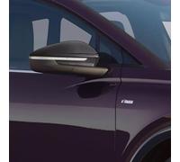 Audi Calotte Specchietti in Carbonio, Copertura Specchietti Laterali, Compatibile con Veicoli senza Audi Side Assist, Nero Carbonio