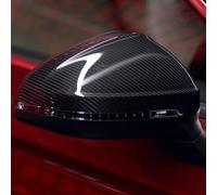 Audi Calotte Specchietti in Carbonio, Specchietti Retrovisori Esterni, Compatibile con Veicoli senza Audi Side Assist, Nero Carbonio