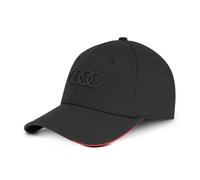 Audi Cappellino Baseball Nero Regolabile Logo Anelli 3D | 3132402630