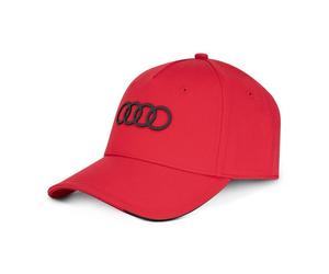 Audi Cappello Baseball Berretto 3D Ringe-Druck Unisex Rosso 3132402620