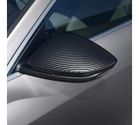 Audi Carbon Calotte Specchietti Retrovisori Esterni, Compatibile con Audi con Side Assist, Carbonio Opaco, Set di 2 Pezzi
