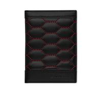 Audi collection 3152201500, Custodia in Pelle per patente del Veicolo, con Protezione RFID, Nero/Rosso, Design Audi Sport Unisex-Adulto, Taglia Unica