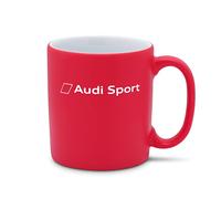 Audi collection 3292200100 - Tazza da caffè in porcellana, colore: Rosso