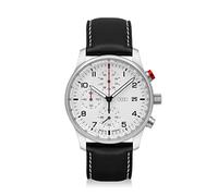 Audi collection Cronografo da Polso con Anelli Logo, da Uomo, Argento/Bianco 3102200100