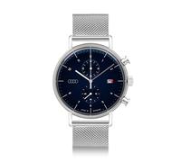 Audi collection Cronografo da Polso da Uomo, con Logo, Argento/Blu 3102200300