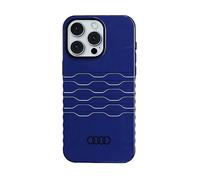 Custodia Audi MagSafe blu per iPhone 15 Pro Max