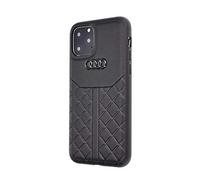 Audi - Cover con logo per iPhone 11, colore: Nero