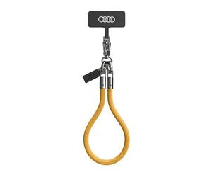 AUDI Cover Custodia con cordino per Smartphone Universale, Giallo