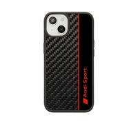 AUDI Cover Custodia per Apple iPhone 15/14/13, Nero