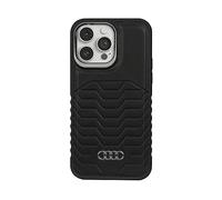 Custodia Audi MagSafe nera per iPhone 15 Pro Max.