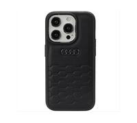 Custodia Per iPhone 15 Pro Audi Serie GT Nera In Pelle Sintetica Con Logo