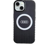 Audi Custodia IML AU-IMLMIP15-Q5/D2-BK con Logo Grande per iPhone 15/14/13 6,1 Pollici Nera