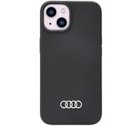 Audi Custodia in silicone per iPhone 14 6.1", rigida AU-LSRIP14-Q3/D1-BK, colore: Nero
