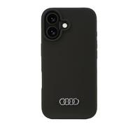 Audi Custodia in silicone per iPhone 16 6.1", nero AU-LSRIP16-Q3/D1-BK