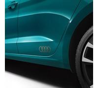 Audi Dekorfolien Audi Ringe, Adesivi Decorativi per Parafango Posteriore, Bronzo Opaco, per Porte Posteriori Sinistra e Destra, Rimovibile senza Residui