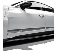 Audi e-tron GT Decalcomanie Decorative, per Porte, Pellicola Adesiva, Grigio Platino Opaco e Nero Opaco, Design Sportivo