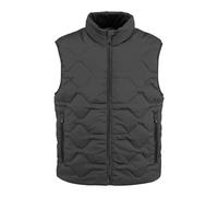 Audi - Gilet trapuntato da uomo, nero, taglia S, 92% poliestere, 8% elastan, impermeabile, moderno