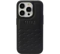Custodia Audi GT in ecopelle, nera - iPhone 15 Pro Max