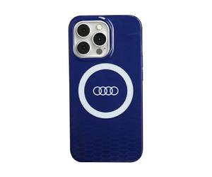 Audi Hardcase AU-IMLMIP13P-Q5/D2-BE IML Big Logo MagSafe - iPhone 13 Pro / 13 Blu