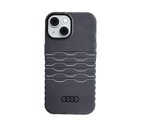 Audi Custodia IML AU-IMLMIP15-A6/D3-BK per iPhone 15/14/13 6,1 Pollici Nero