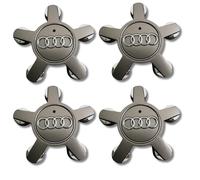 Audi Lega Calotta Centrale Ruota Mozzo x4 Grigio 135mm Q7 09-20 4L0601165D Vera
