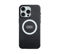 Custodia Audi MagSafe nera per iPhone 15 Pro Max.