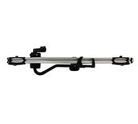 Audi Portabici da Tetto, per Portapacchi, Alluminio Anodizzato, 144x33x9 cm, 7 kg, Carico Massimo 17 kg, con Manopola Regolabile in Altezza, Chiudibile