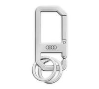 Audi Portachiavi Moschettone Sferica Metallo Argento 3182400500