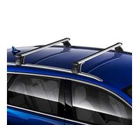 Audi Portapacchi Originale per A6 Avant (C8 4A), S6 Avant, RS6 Avant, Argento/Nero, Acciaio Rivestito e Plastica, Capacità di Carico 100 kg, Montaggio su Barre Longitudinali