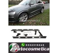 AUDI Q3 2011+ PEDANE LATERALI SOTTO PORTA TOP QUALITA' ANTISCIVOLO