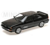 Audi Quattro 1980 nero modello di auto 155016121 Minichamps 1:18